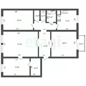 Продается 4-комн. квартира, 79,5 м²