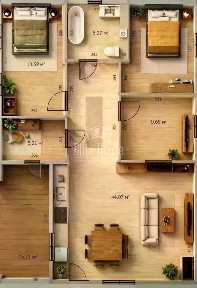 Продается 1-этажный дом, 107,6 м²