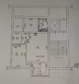 Продается 1-комн. квартира, 46 м²