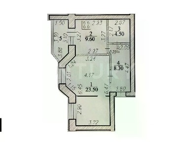 Продается 1-комн. квартира, 51,2 м²