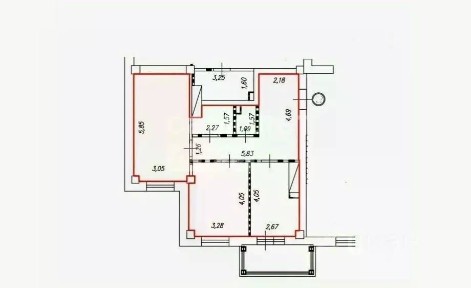Продается 2-комн. квартира, 59,9 м²