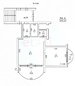 Продается 2-комн. квартира, 63,8 м²