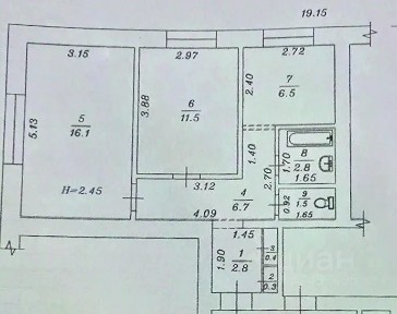 Продается 2-комн. квартира, 48,6 м²