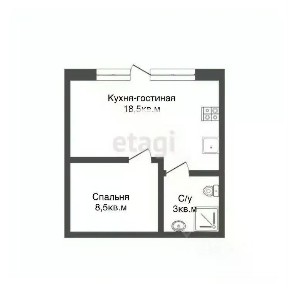 Продаются 1-комн. апартаменты, 30 м²