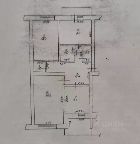 Продается 3-комн. квартира, 68 м²