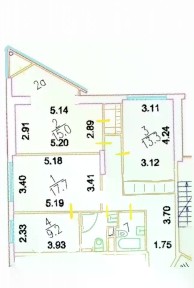 Продается 3-комн. квартира, 80,9 м²
