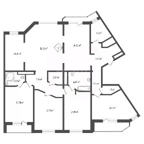 Продается 5-комн. квартира, 168,9 м²