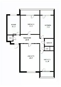 Продается 4-комн. квартира, 94 м²