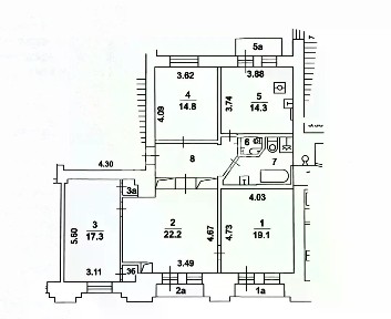 Продается 4-комн. квартира, 103 м²