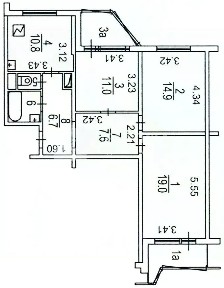 Продается 3-комн. квартира, 72,3 м²