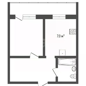 Сдается 1-комн. квартира, 33,5 м²