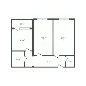 Продается 2-комн. квартира, 60,1 м²