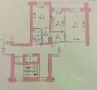 Продается 2-комн. квартира, 50,5 м²