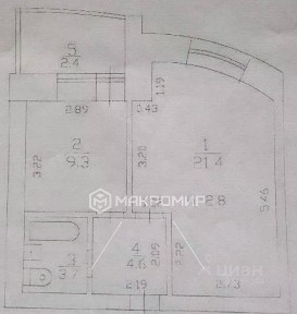Продается 1-комн. квартира, 39 м²