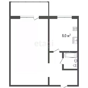 Продается 1-комн. квартира, 33 м²