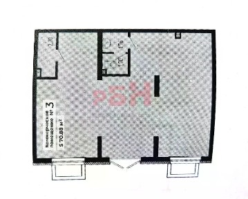 Сдается торговая площадь, 70,9 м²