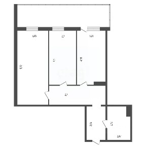 Продается 2-комн. квартира, 72 м²