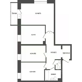 Продается 3-комн. квартира, 81,4 м²