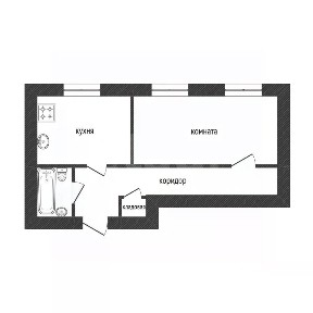 Продается 1-комн. квартира, 40,3 м²