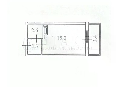 Продается студия, 20,3 м²