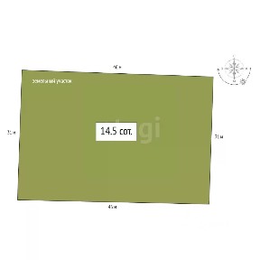 Продается участок, 14,5 сот.