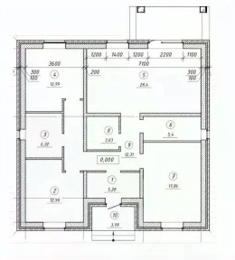 Продается 1-этажный дом, 105 м²