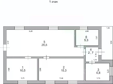 Продается 1-этажный дом, 71 м²