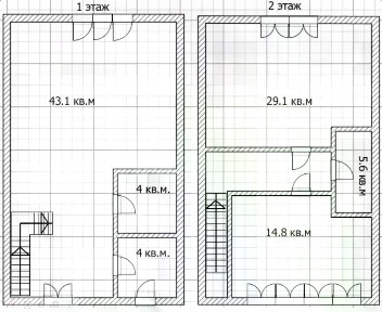 Продается 2-этажный таунхаус, 105,6 м²