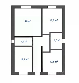 Продается 1-этажный дом, 100 м²
