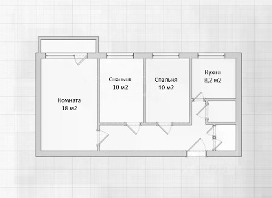 Продается 3-комн. квартира, 59,8 м²