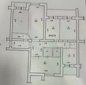 Продается 4-комн. квартира, 120 м²