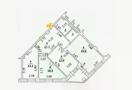 Продается 3-комн. квартира, 81,3 м²