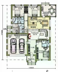 Продается 1-этажный дом, 206,5 м²