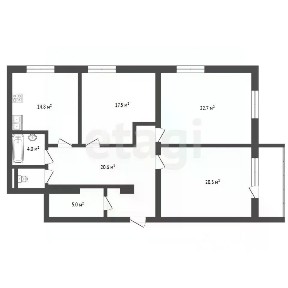 Продается 3-комн. квартира, 110,3 м²