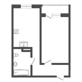 Продается 1-комн. квартира, 42 м²