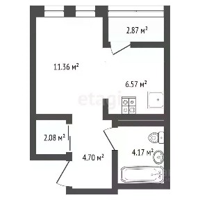 Продается студия, 33,1 м²