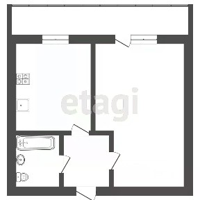 Продается 1-комн. квартира, 35,6 м²