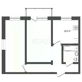 Продается 2-комн. квартира, 39,9 м²