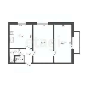 Продается 2-комн. квартира, 47,7 м²