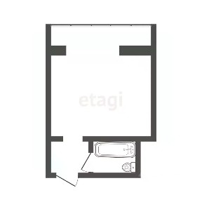 Продается студия, 13,6 м²