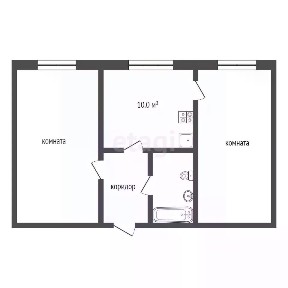 Продается 2-комн. квартира, 38,1 м²