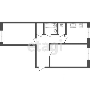 Продается 2-комн. квартира, 49,3 м²