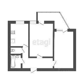 Продается 2-комн. квартира, 46,5 м²