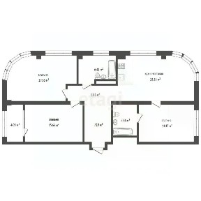Продается 3-комн. квартира, 104 м²