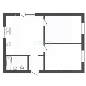Продается 1-этажный дом, 55 м²