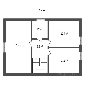 Продается 2-этажный коттедж, 115 м²