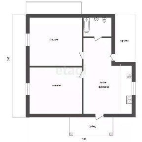 Продается 1-этажный дом, 50 м²