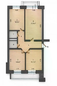 Продается 3-комн. квартира, 87,9 м²