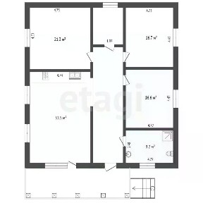 Продается 1-этажный дом, 130 м²