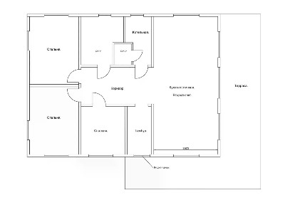 Продается 1-этажный коттедж, 150 м²